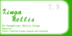 kinga mellis business card